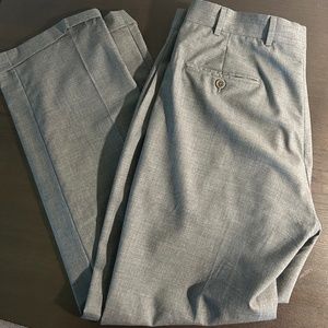 Brooks Brothers '346' Wool Dress Pants, Mid Gray - 34W x 32L